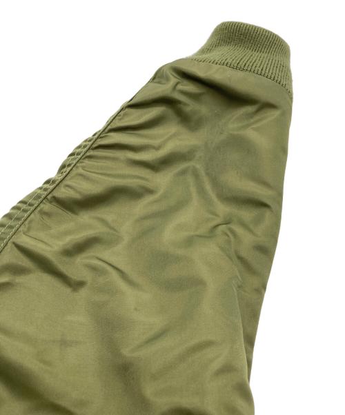 DIESEL（ディーゼル）DIESEL (ディーゼル) リバーシブルMA-1ジャケット グリーン サイズ:Mの古着・服飾アイテム