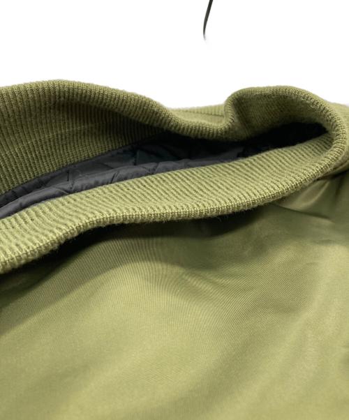 DIESEL（ディーゼル）DIESEL (ディーゼル) リバーシブルMA-1ジャケット グリーン サイズ:Mの古着・服飾アイテム