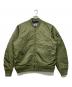 DIESEL（ディーゼル）の古着「リバーシブルMA-1ジャケット」｜グリーン