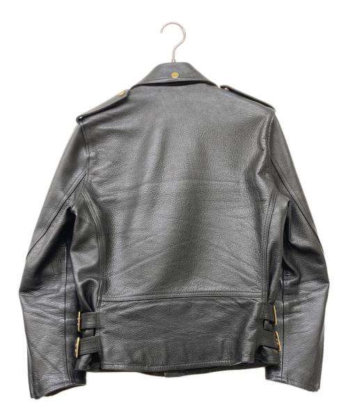 Moonage Devilment（ムーンエイジデビルメント）Moonage Devilment (ムーンエイジデビルメント) カウレザージャケット ブラック サイズ:44の古着・服飾アイテム