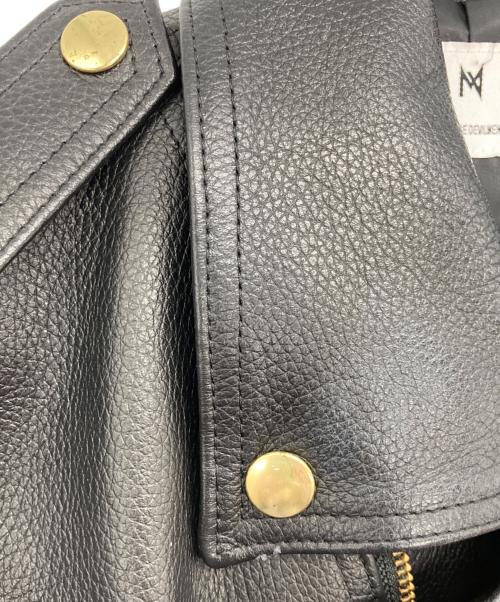 Moonage Devilment（ムーンエイジデビルメント）Moonage Devilment (ムーンエイジデビルメント) カウレザージャケット ブラック サイズ:44の古着・服飾アイテム