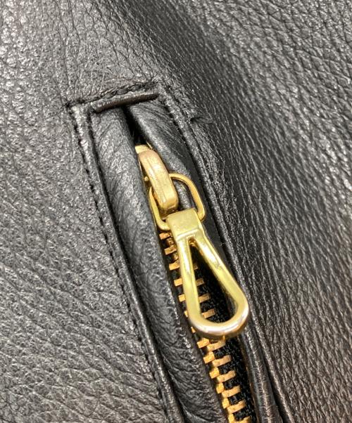 Moonage Devilment（ムーンエイジデビルメント）Moonage Devilment (ムーンエイジデビルメント) カウレザージャケット ブラック サイズ:44の古着・服飾アイテム