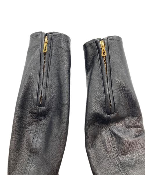 Moonage Devilment（ムーンエイジデビルメント）Moonage Devilment (ムーンエイジデビルメント) カウレザージャケット ブラック サイズ:44の古着・服飾アイテム