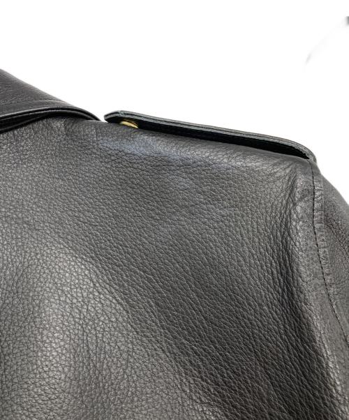 Moonage Devilment（ムーンエイジデビルメント）Moonage Devilment (ムーンエイジデビルメント) カウレザージャケット ブラック サイズ:44の古着・服飾アイテム