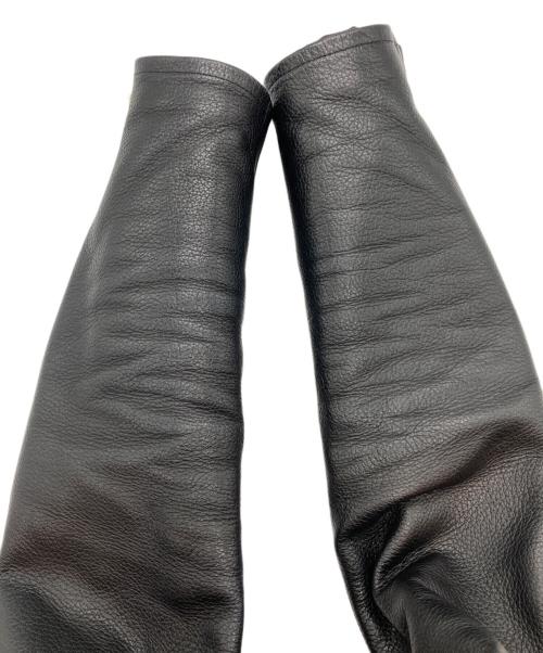 Moonage Devilment（ムーンエイジデビルメント）Moonage Devilment (ムーンエイジデビルメント) カウレザージャケット ブラック サイズ:44の古着・服飾アイテム