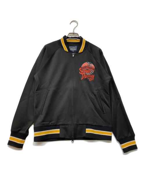 STUDIO D'ARTISAN（ステュディオダルチザン）STUDIO D'ARTISAN (ステュディオダルチザン) ロゴ刺繍トラックジャケット ブラック サイズ:Ｍの古着・服飾アイテム
