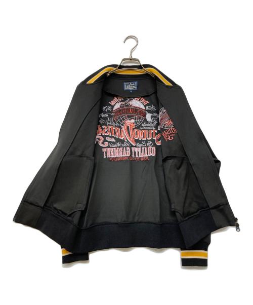 STUDIO D'ARTISAN（ステュディオダルチザン）STUDIO D'ARTISAN (ステュディオダルチザン) ロゴ刺繍トラックジャケット ブラック サイズ:Ｍの古着・服飾アイテム