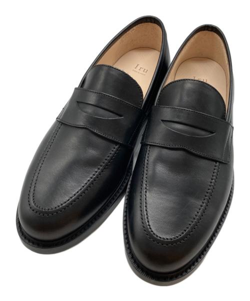 IRU（IRU）Iru (IRU) ローファー ブラック サイズ:27の古着・服飾アイテム