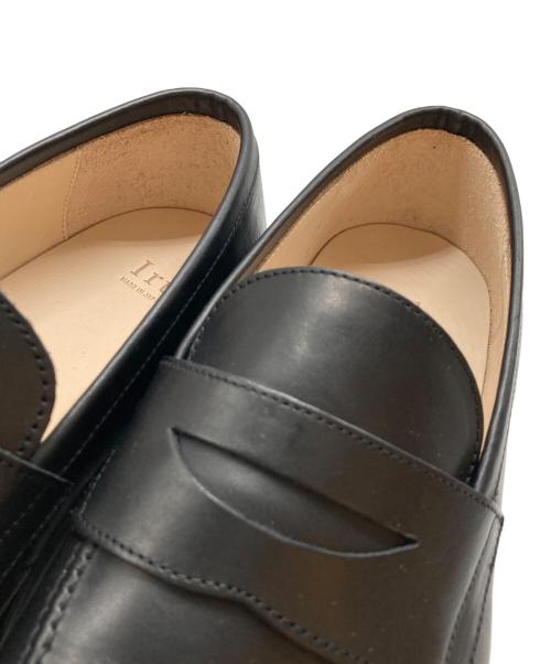 IRU（IRU）Iru (IRU) ローファー ブラック サイズ:27の古着・服飾アイテム