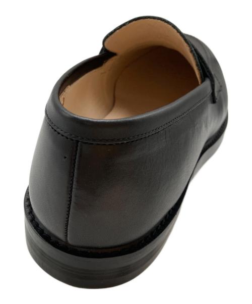 IRU（IRU）Iru (IRU) ローファー ブラック サイズ:27の古着・服飾アイテム