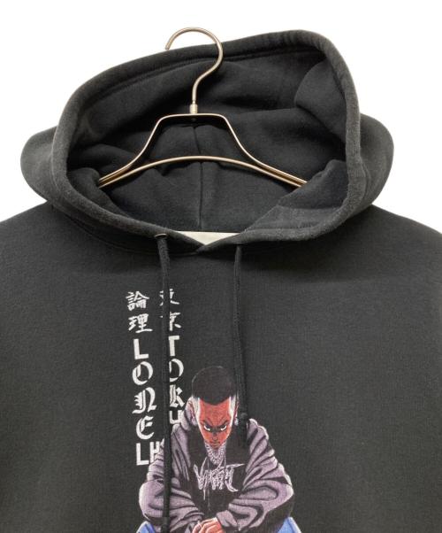 LONELY/論理（ロンリー）LONELY/論理 (ロンリー) VAZVERT HOODIE(バズバート フーディ) ブラック サイズ:Fの古着・服飾アイテム