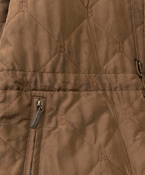 BALMAIN（バルマン）BALMAIN (バルマン) ファー付きダウンコート ブラウン サイズ:SIZE9の古着・服飾アイテム