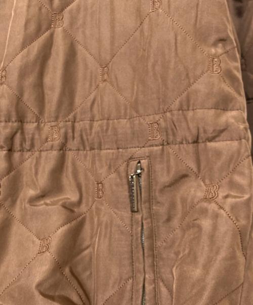 BALMAIN（バルマン）BALMAIN (バルマン) ファー付きダウンコート ブラウン サイズ:SIZE9の古着・服飾アイテム