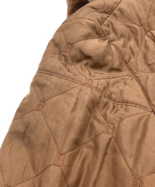 BALMAIN（バルマン）BALMAIN (バルマン) ファー付きダウンコート ブラウン サイズ:SIZE9の古着・服飾アイテム
