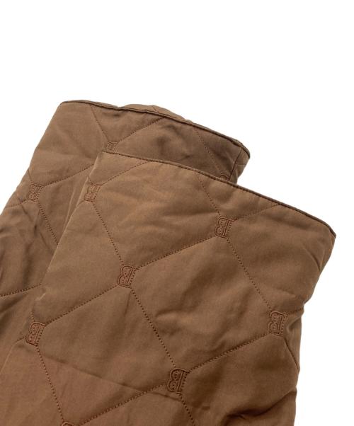 BALMAIN（バルマン）BALMAIN (バルマン) ファー付きダウンコート ブラウン サイズ:SIZE9の古着・服飾アイテム