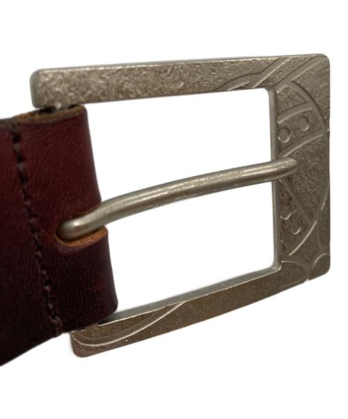 Vivienne Westwood（ヴィヴィアンウエストウッド）Vivienne Westwood (ヴィヴィアンウエストウッド) Orb Leather Monogram Belt(オーブ レザー モノグラム ベルト) ブラウンの古着・服飾アイテム