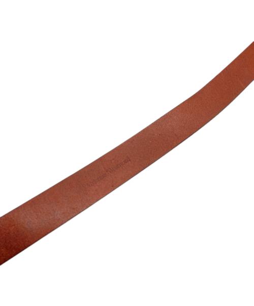 Vivienne Westwood（ヴィヴィアンウエストウッド）Vivienne Westwood (ヴィヴィアンウエストウッド) Orb Leather Monogram Belt(オーブ レザー モノグラム ベルト) ブラウンの古着・服飾アイテム
