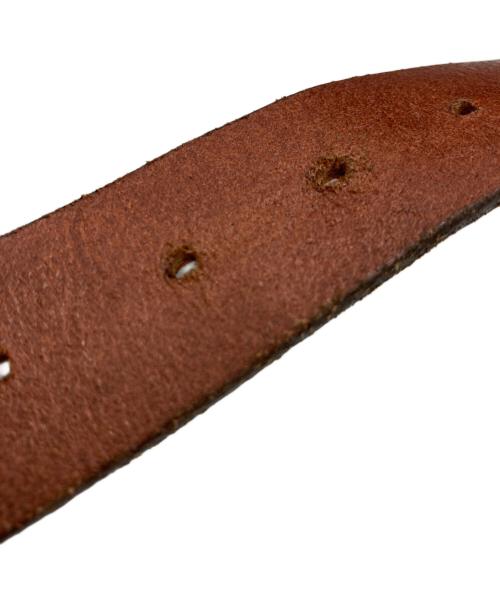 Vivienne Westwood（ヴィヴィアンウエストウッド）Vivienne Westwood (ヴィヴィアンウエストウッド) Orb Leather Monogram Belt(オーブ レザー モノグラム ベルト) ブラウンの古着・服飾アイテム