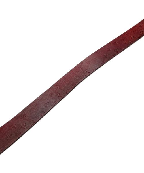 Vivienne Westwood（ヴィヴィアンウエストウッド）Vivienne Westwood (ヴィヴィアンウエストウッド) Orb Leather Monogram Belt(オーブ レザー モノグラム ベルト) ブラウンの古着・服飾アイテム