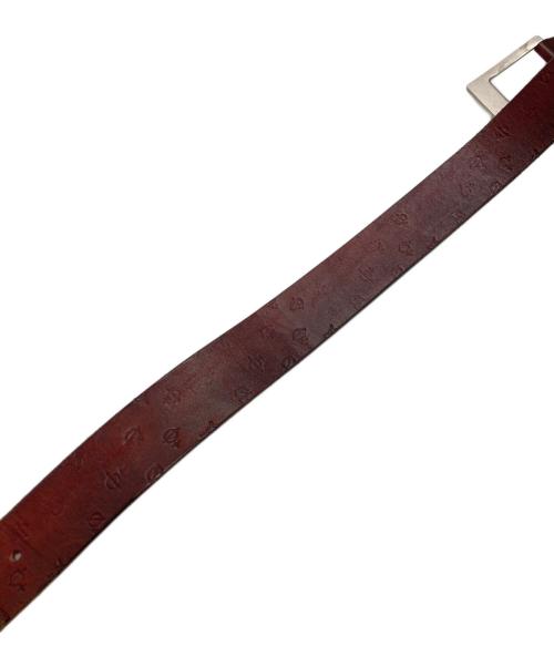 Vivienne Westwood（ヴィヴィアンウエストウッド）Vivienne Westwood (ヴィヴィアンウエストウッド) Orb Leather Monogram Belt(オーブ レザー モノグラム ベルト) ブラウンの古着・服飾アイテム