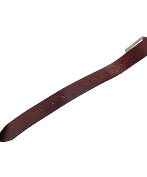 Vivienne Westwood（ヴィヴィアンウエストウッド）Vivienne Westwood (ヴィヴィアンウエストウッド) Orb Leather Monogram Belt(オーブ レザー モノグラム ベルト) ブラウンの古着・服飾アイテム