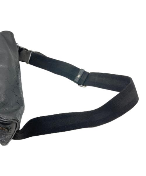 GUCCI（グッチ）GUCCI (グッチ) GGインプリメウエストバッグ ブラックの古着・服飾アイテム