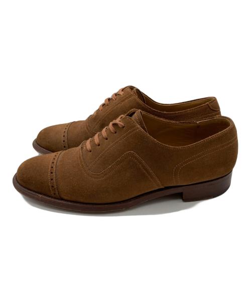 POLO RALPH LAUREN（ポロ・ラルフローレン）POLO RALPH LAUREN (ポロ・ラルフローレン) スウェードストレートチップシューズ ブラウン サイズ:size24EEの古着・服飾アイテム