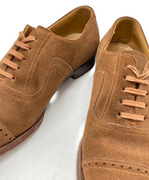 POLO RALPH LAUREN（ポロ・ラルフローレン）POLO RALPH LAUREN (ポロ・ラルフローレン) スウェードストレートチップシューズ ブラウン サイズ:size24EEの古着・服飾アイテム