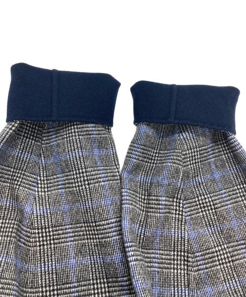 DRAWER（ドゥロワー）DRAWER (ドゥロワー) グレンチェックコート ネイビー サイズ:36の古着・服飾アイテム
