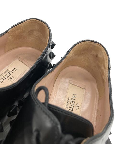 VALENTINO GARAVANI（ヴァレンティノ・ガラヴァーニ）VALENTINO GARAVANI (ヴァレンティノ・ガラヴァーニ) スタッズシューズ ブラック サイズ:36の古着・服飾アイテム