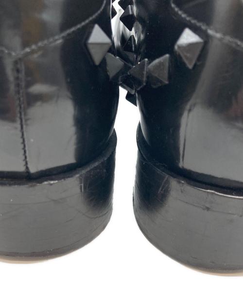 VALENTINO GARAVANI（ヴァレンティノ・ガラヴァーニ）VALENTINO GARAVANI (ヴァレンティノ・ガラヴァーニ) スタッズシューズ ブラック サイズ:36の古着・服飾アイテム