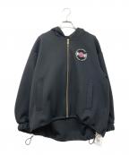 GRACE CLASSグレースクラス）の古着「25SS エンブレムフーディ」｜ブラック