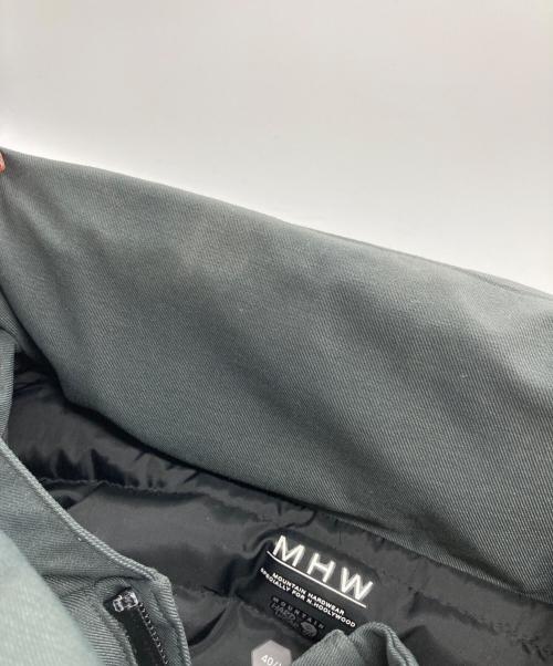 MOUNTAIN HARD WEAR（マウンテンハードウェア）MOUNTAIN HARD WEAR N.HOOLYWOOD (エヌ ハリウッド) CITY DWELLERS HOODED DOWN JACKET(シティ ドゥエラーズ フーデッド ダウン ジャケット) グレー サイズ:40／Lの古着・服飾アイテム