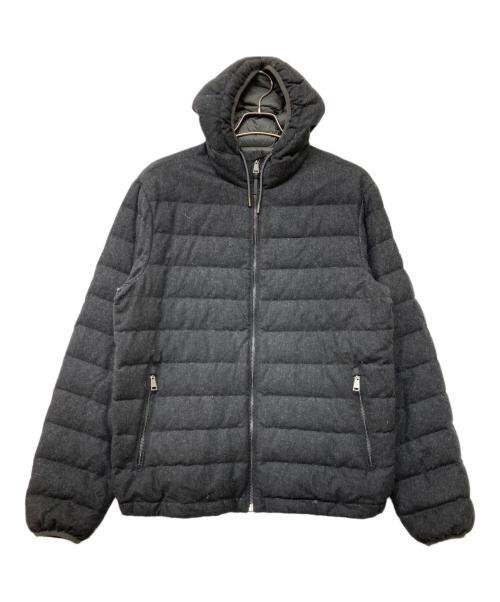 POLO RALPH LAUREN（ポロ・ラルフローレン）POLO RALPH LAUREN (ポロ・ラルフローレン) ウールブレンドダウンジャケット ブラック サイズ:Mの古着・服飾アイテム