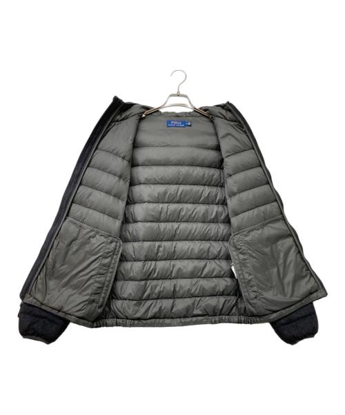 POLO RALPH LAUREN（ポロ・ラルフローレン）POLO RALPH LAUREN (ポロ・ラルフローレン) ウールブレンドダウンジャケット ブラック サイズ:Mの古着・服飾アイテム