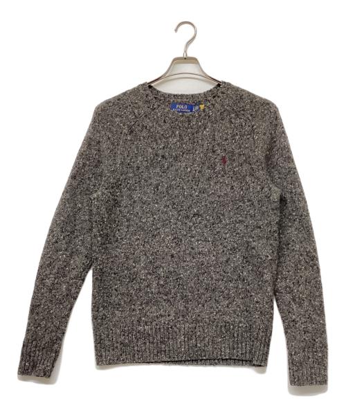 POLO RALPH LAUREN（ポロ・ラルフローレン）POLO RALPH LAUREN (ポロ・ラルフローレン) ウールブレンドニット グレー サイズ:Sの古着・服飾アイテム