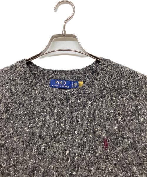 POLO RALPH LAUREN（ポロ・ラルフローレン）POLO RALPH LAUREN (ポロ・ラルフローレン) ウールブレンドニット グレー サイズ:Sの古着・服飾アイテム
