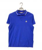 MONCLERモンクレール）の古着「MAGLIA POLO MANICA CORTA（マリア ポロ マニカ コルタ）」｜ブルー