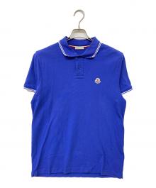 MONCLER（モンクレール）の古着「MAGLIA POLO MANICA CORTA（マリア ポロ マニカ コルタ）」｜ブルー