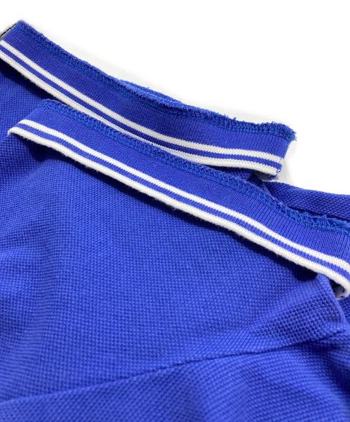 MONCLER（モンクレール）MONCLER (モンクレール) MAGLIA POLO MANICA CORTA（マリア ポロ マニカ コルタ） ブルー サイズ:SIZE Lの古着・服飾アイテム