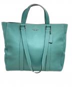 COACHコーチ）の古着「ハドソンダブルハンドルトート」｜ブルー