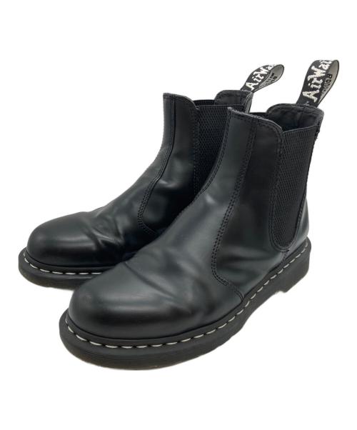 Dr.Martens（ドクターマーチン）Dr.Martens (ドクターマーチン) 【APAC限定】2976 ホワイトステッチ チェルシーブーツ ブラック サイズ:UK7の古着・服飾アイテム