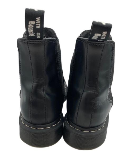 Dr.Martens（ドクターマーチン）Dr.Martens (ドクターマーチン) 【APAC限定】2976 ホワイトステッチ チェルシーブーツ ブラック サイズ:UK7の古着・服飾アイテム