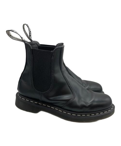 Dr.Martens（ドクターマーチン）Dr.Martens (ドクターマーチン) 【APAC限定】2976 ホワイトステッチ チェルシーブーツ ブラック サイズ:UK7の古着・服飾アイテム