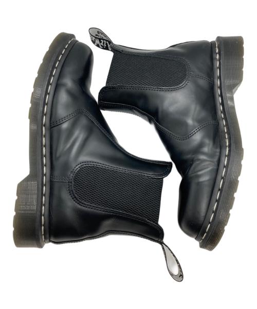 Dr.Martens（ドクターマーチン）Dr.Martens (ドクターマーチン) 【APAC限定】2976 ホワイトステッチ チェルシーブーツ ブラック サイズ:UK7の古着・服飾アイテム