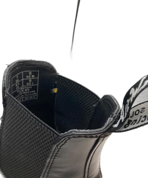 Dr.Martens（ドクターマーチン）Dr.Martens (ドクターマーチン) 【APAC限定】2976 ホワイトステッチ チェルシーブーツ ブラック サイズ:UK7の古着・服飾アイテム
