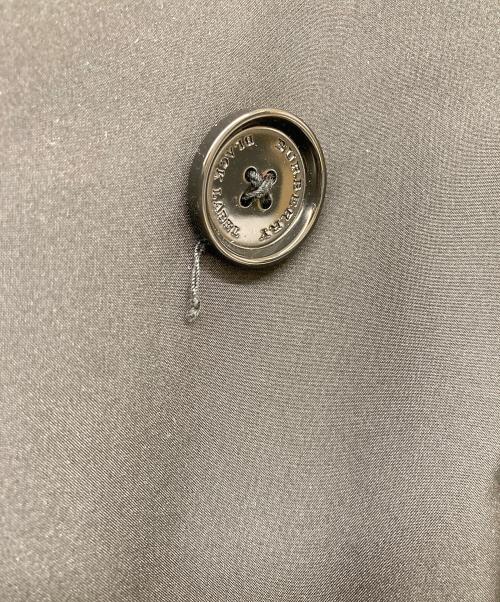 BURBERRY BLACK LABEL（バーバリーブラックレーベル）BURBERRY BLACK LABEL (バーバリーブラックレーベル) 裏地チェックライナー付きトレンチコート ブラック サイズ:Mの古着・服飾アイテム