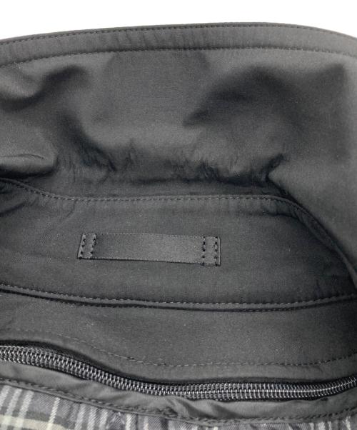 BURBERRY BLACK LABEL（バーバリーブラックレーベル）BURBERRY BLACK LABEL (バーバリーブラックレーベル) 裏地チェックライナー付きトレンチコート ブラック サイズ:Mの古着・服飾アイテム