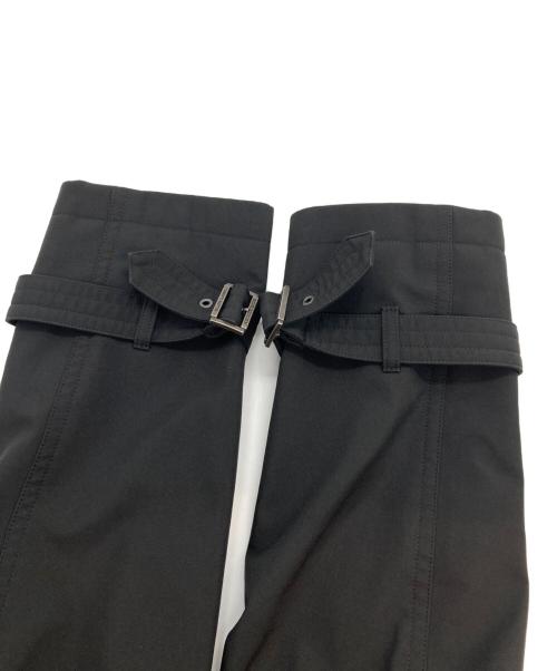 BURBERRY BLACK LABEL（バーバリーブラックレーベル）BURBERRY BLACK LABEL (バーバリーブラックレーベル) 裏地チェックライナー付きトレンチコート ブラック サイズ:Mの古着・服飾アイテム