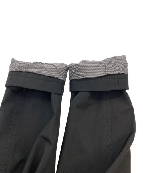 BURBERRY BLACK LABEL（バーバリーブラックレーベル）BURBERRY BLACK LABEL (バーバリーブラックレーベル) 裏地チェックライナー付きトレンチコート ブラック サイズ:Mの古着・服飾アイテム